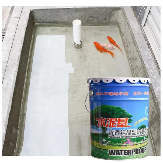 Cement-Based Permeable Crystalline Waterproof Coating
