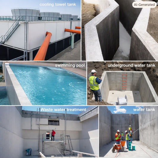 Cement-Based Permeable Crystalline Waterproof Coating
